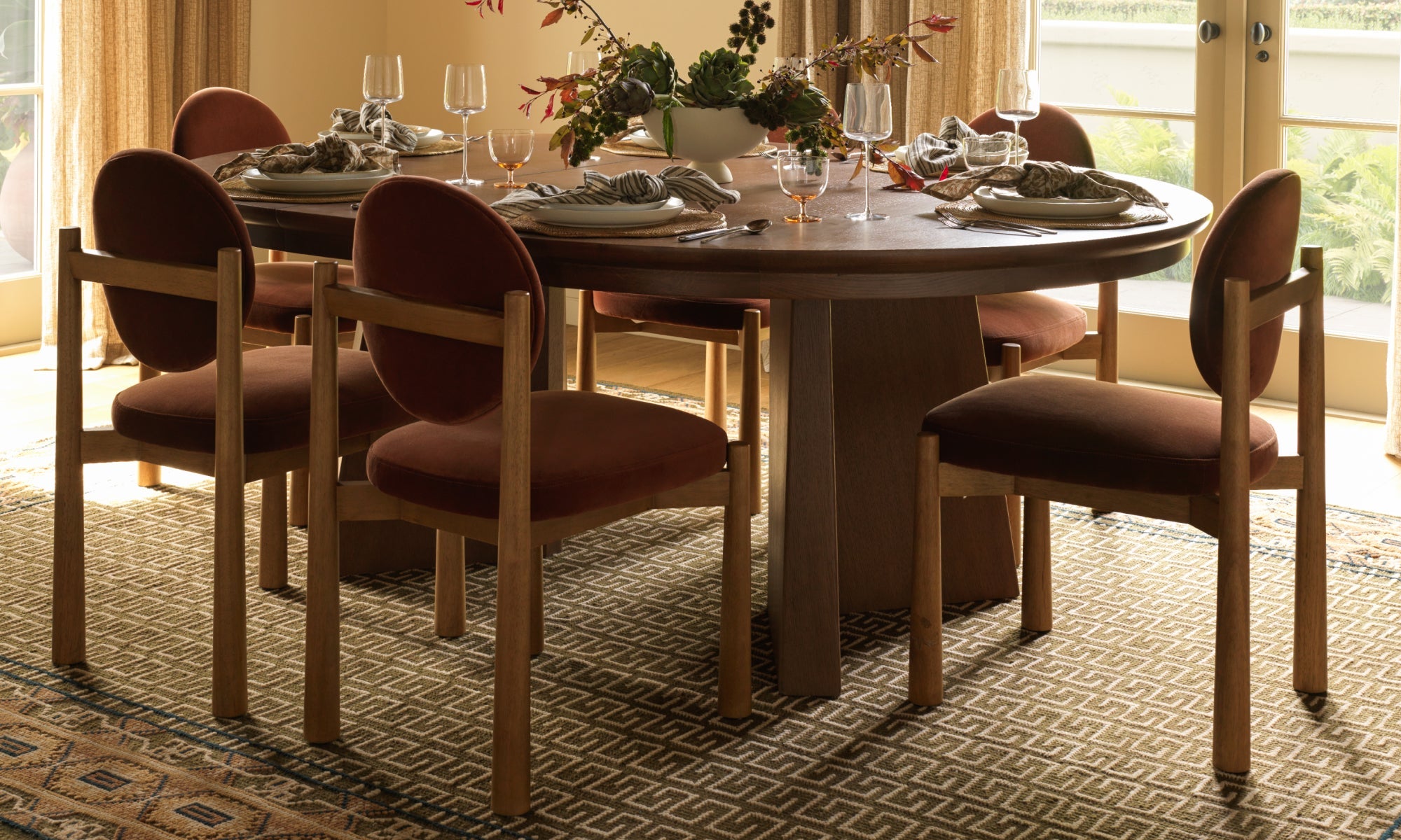 Pattern Setting Dining Room Design Inspiration