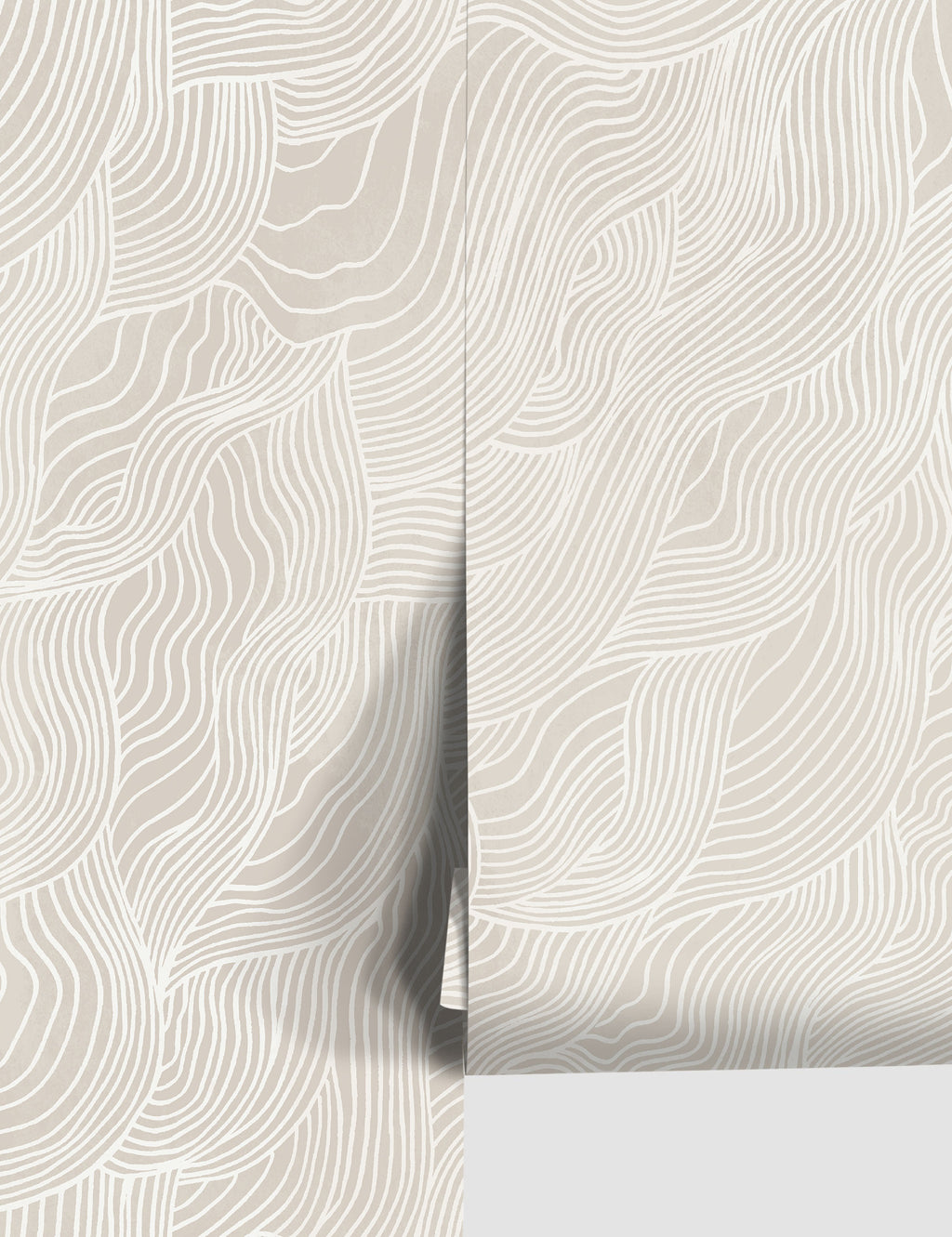 Alina Neutral Modern Wallpaper