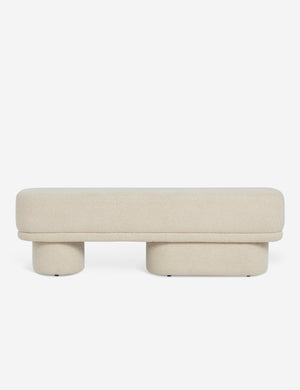 Brooks boucle upholstered bench
