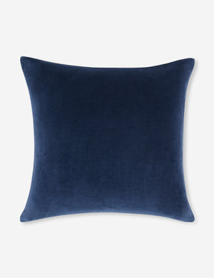 Charlotte True Blue Square Velvet Pillow