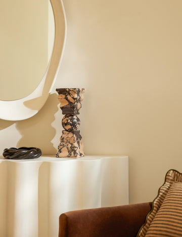 #color::pink | Sachia sculptural marble column