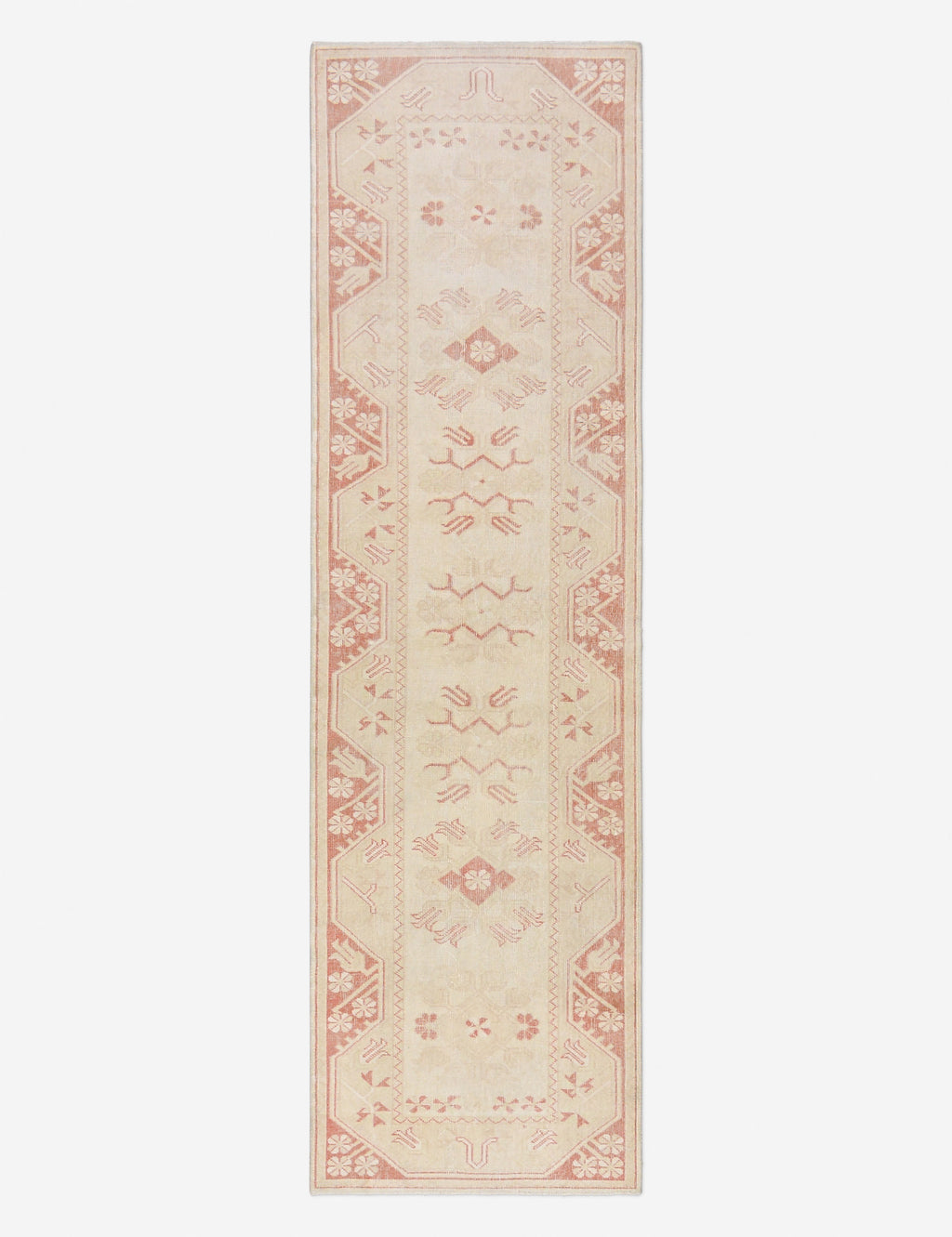Vintage Turkish Hand-Knotted Wool Runner Rug No. 279, 2' 7