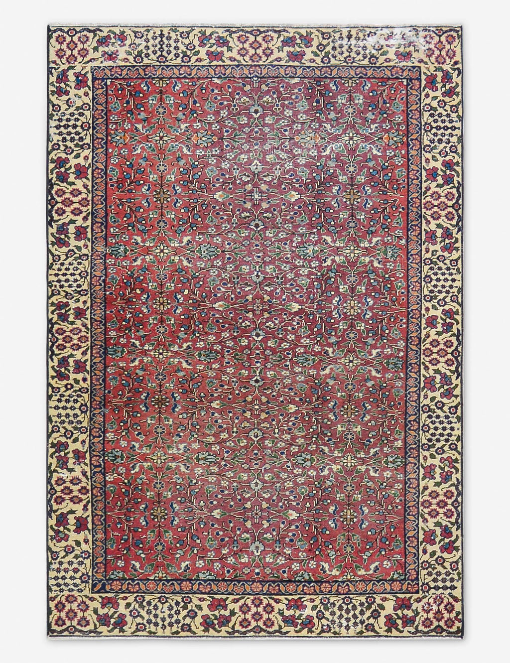 Vintage Turkish Hand-Knotted Wool Rug No. 518, 3' 2