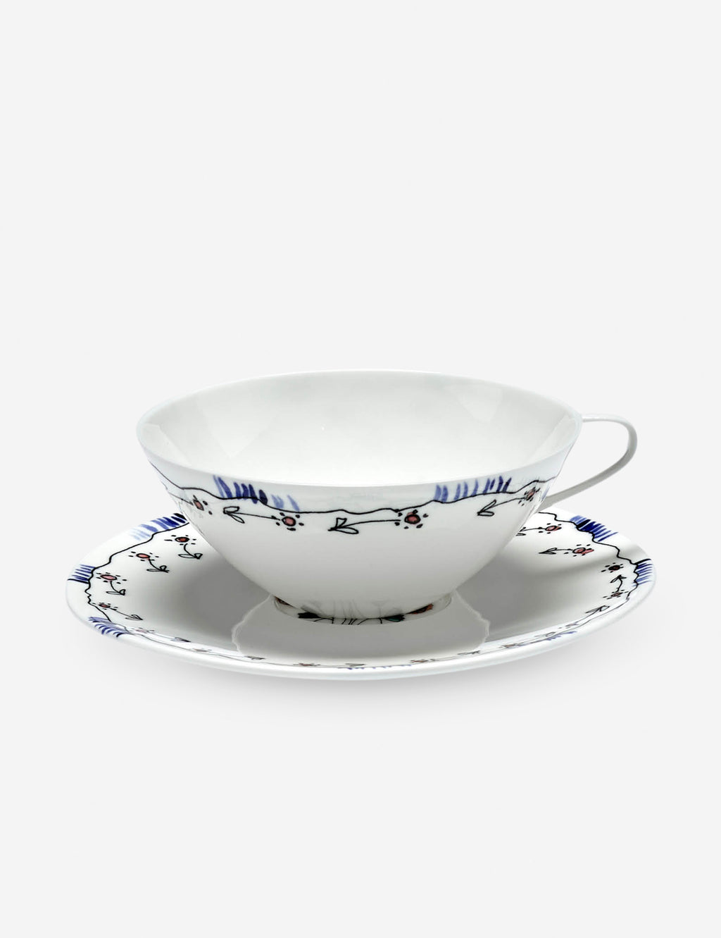 MARNI マルニ スリムサーモレスボトル 300ml ホワイト Midnight Flowers Drinkware by Marni x Serax