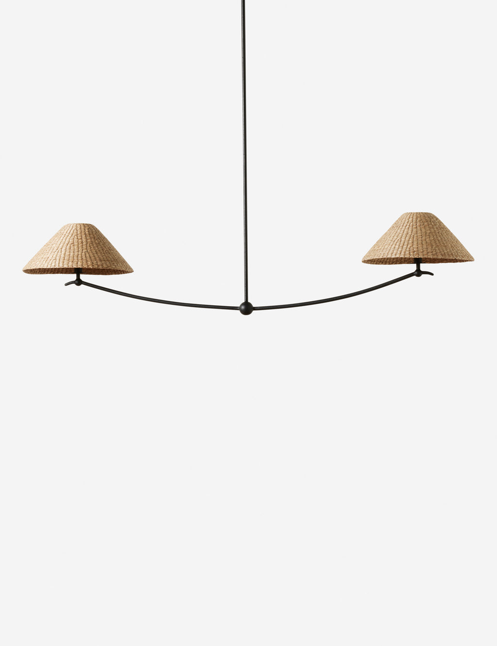 Mansel Woven Seagrass Linear Pendant
