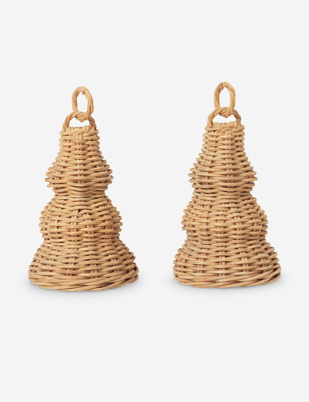 Braided Bell Baubles - Set of 3
