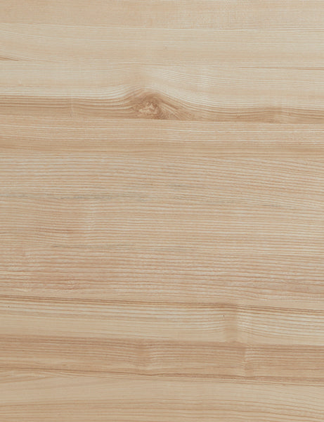 #color::natural | Close up view of the natural ash wood grain of the Rodolfo coffee table