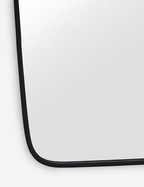  #color::black | The bottom corner of the Rook charcoal full length mirror