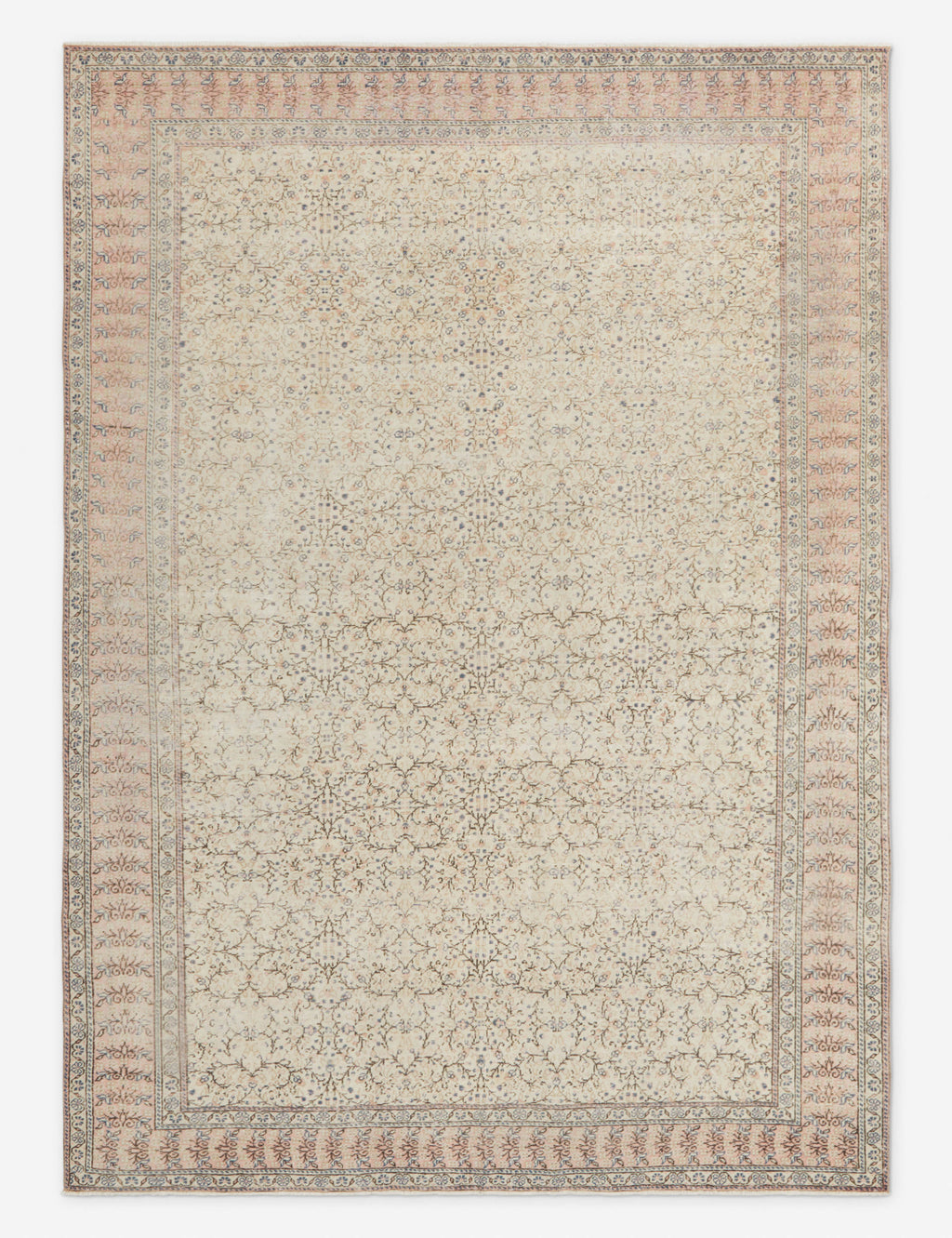 78.5×299 ViNTAGE TURKiSH RUG Vintage Turkish Hand-Knotted Wool Rug No. 299, 6'5
