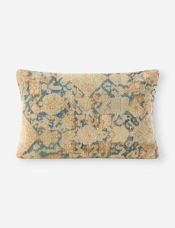 Vintage Lumbar Pillow No. 307, 16" x 24"