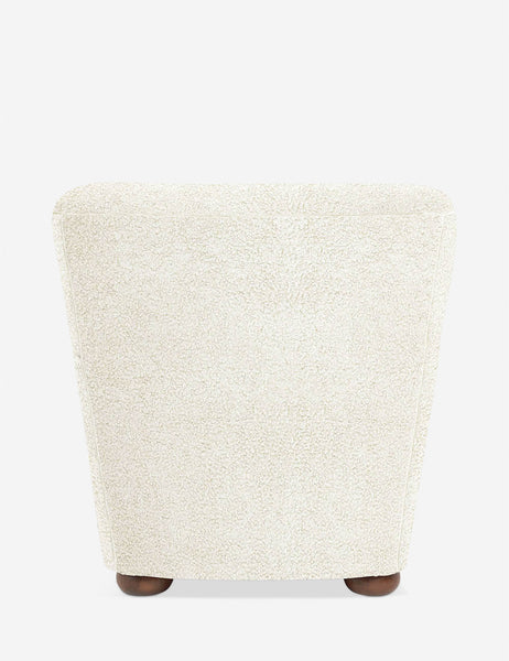 #color::boucle-cream | Back of the Avery Boucle Cream accent chair