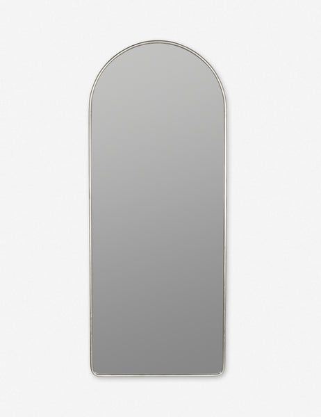 #color::silver | Shashenka silver arched floor mirror