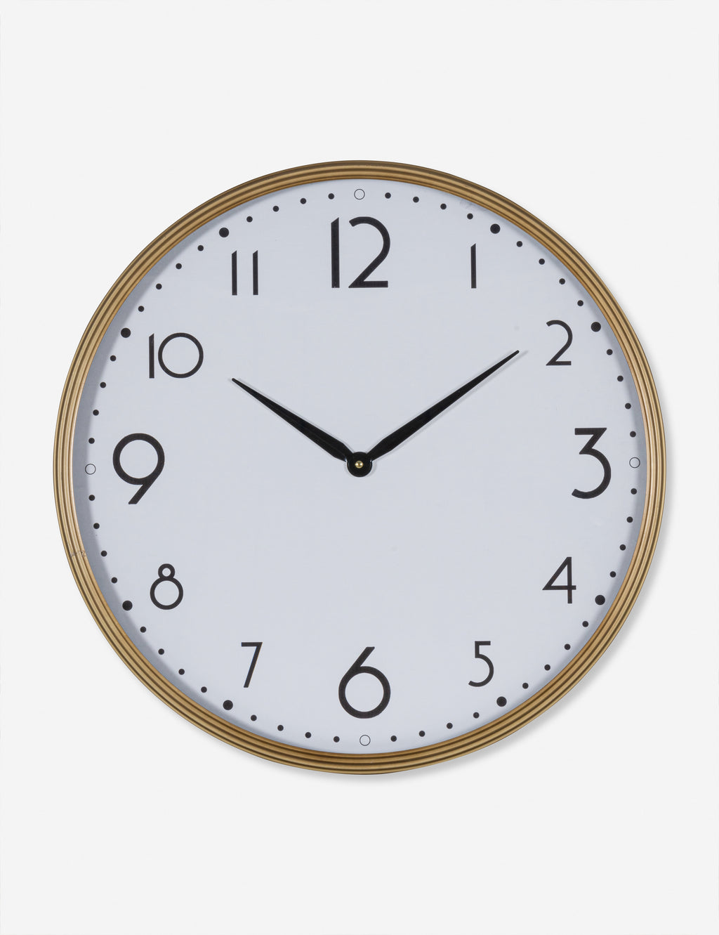 Brio DecoInspired Gold Framed Wall Clock