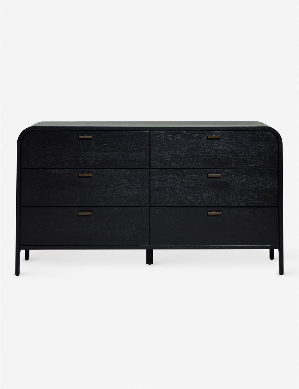 Brooke Curved 6-Drawer Oak Dresser Brooke Curved 6-Drawer Oak Dresser
