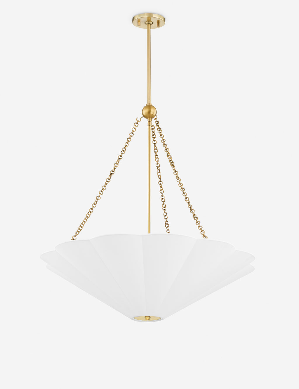 Gabin Pendant Light With Scalloped Shade