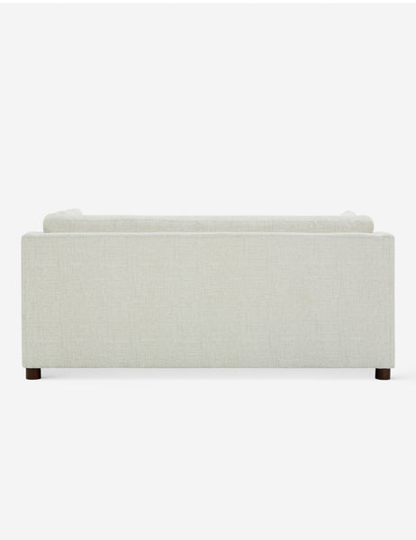 #color::white-basketweave #size::queen | Back of the Lotte White Basketweave queen-sized sleeper sofa