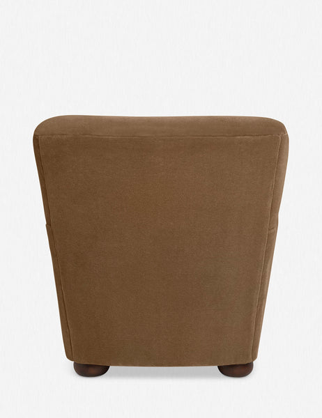 #color::bronze-mohair | Back of the Avery Bronze Mohair accent chair