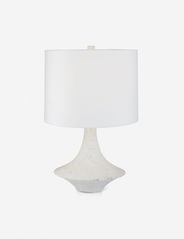 #color::ivory | Coulwood ivory table lamp with sculptural base