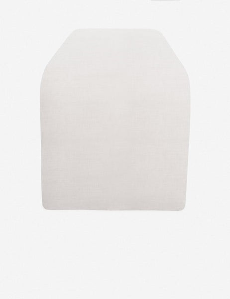 #color::white | Angled view of Tate white velvet upholstered bench.