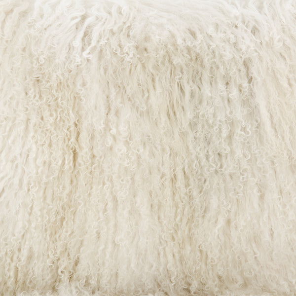 | The shaggy mongolian fur on the Kora accent chair