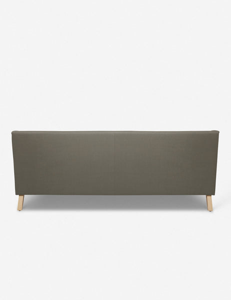 #size::72-W #size:84-W #color::loden #size::96-W | Back of the Rivington Loden Gray Linen sofa