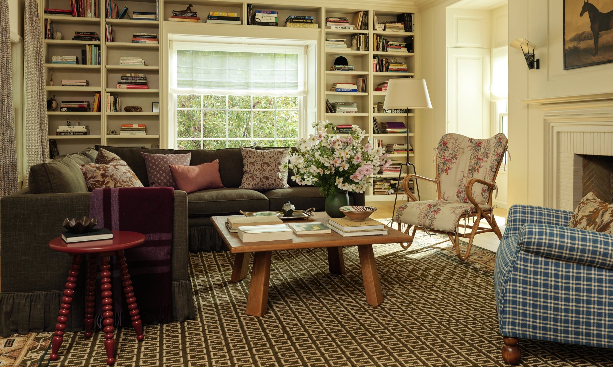 Vintage Inspired Living Room by Heidi Caillier