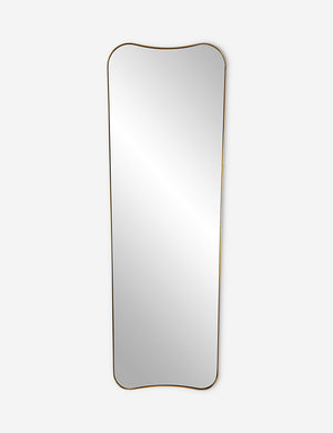 Belvoir metal framed full length mirror in gold