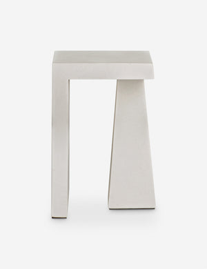 Open Box: Olesya Indoor / Outdoor Side Table, White