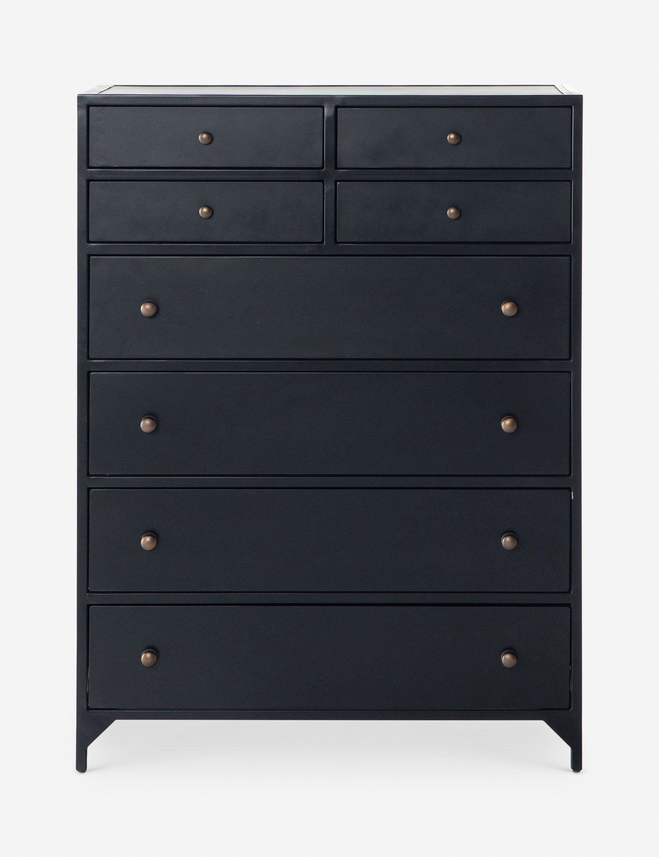 Four Hands Belmont 8 Drawer Tall Dresser - Black Four Hands Belmont 8 Drawer Tall Dresser - Black