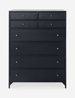 Four Hands Belmont 8 Drawer Tall Dresser - Black Four Hands Belmont 8 Drawer Tall Dresser - Black