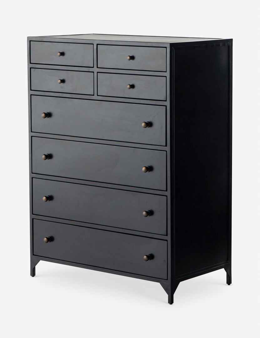 Four Hands Belmont 8 Drawer Tall Dresser - Black Four Hands Belmont 8 Drawer Tall Dresser - Black