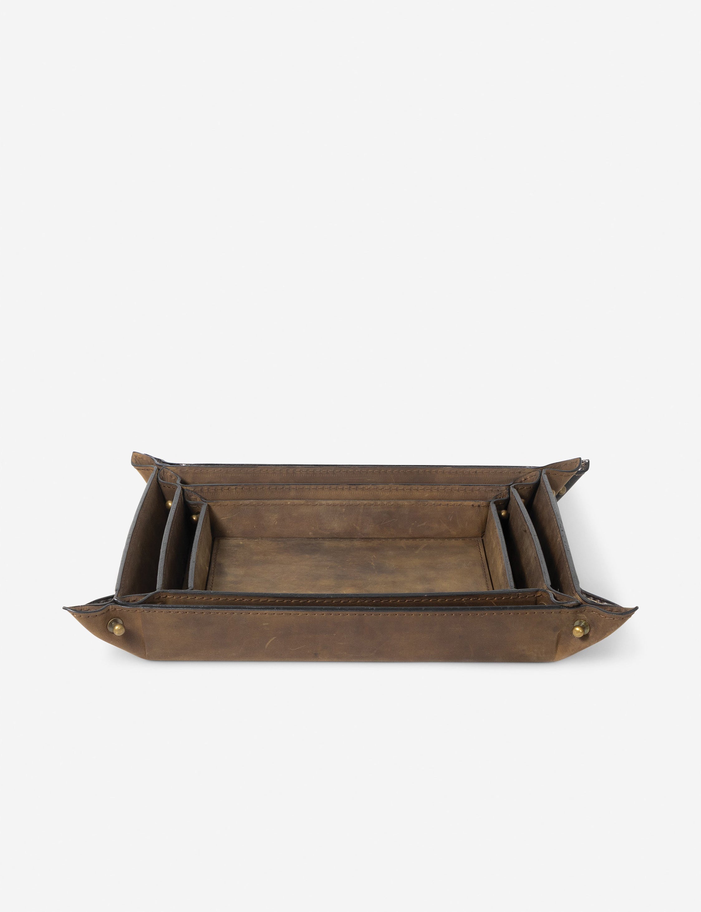 Regina Andrew Derby Leather Trays
