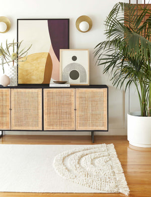 Open Box: Hannah Sideboard, Black and Natural
