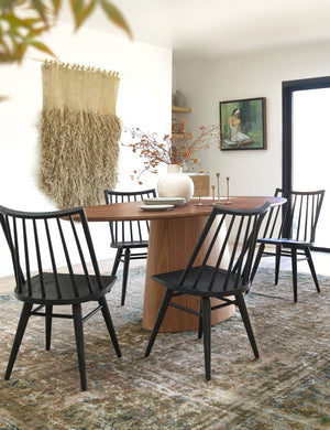 Beth Oval Dining Table, Brown