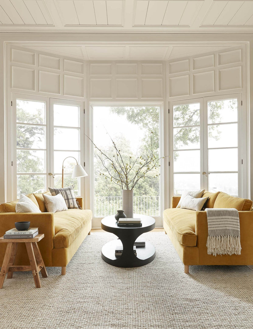 Leigha Oval Open Shelf Coffee Table