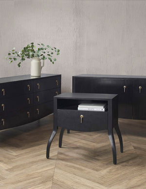Anabella Black Brown 6-Drawer Dresser Anabella Black Brown 6-Drawer Dresser