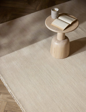 Heritage Hand-Knotted Wool Rug, Ivory