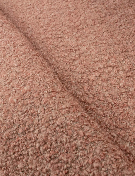 #color::blush-boucle | The Blush Boucle fabric on the Bailee ottoman