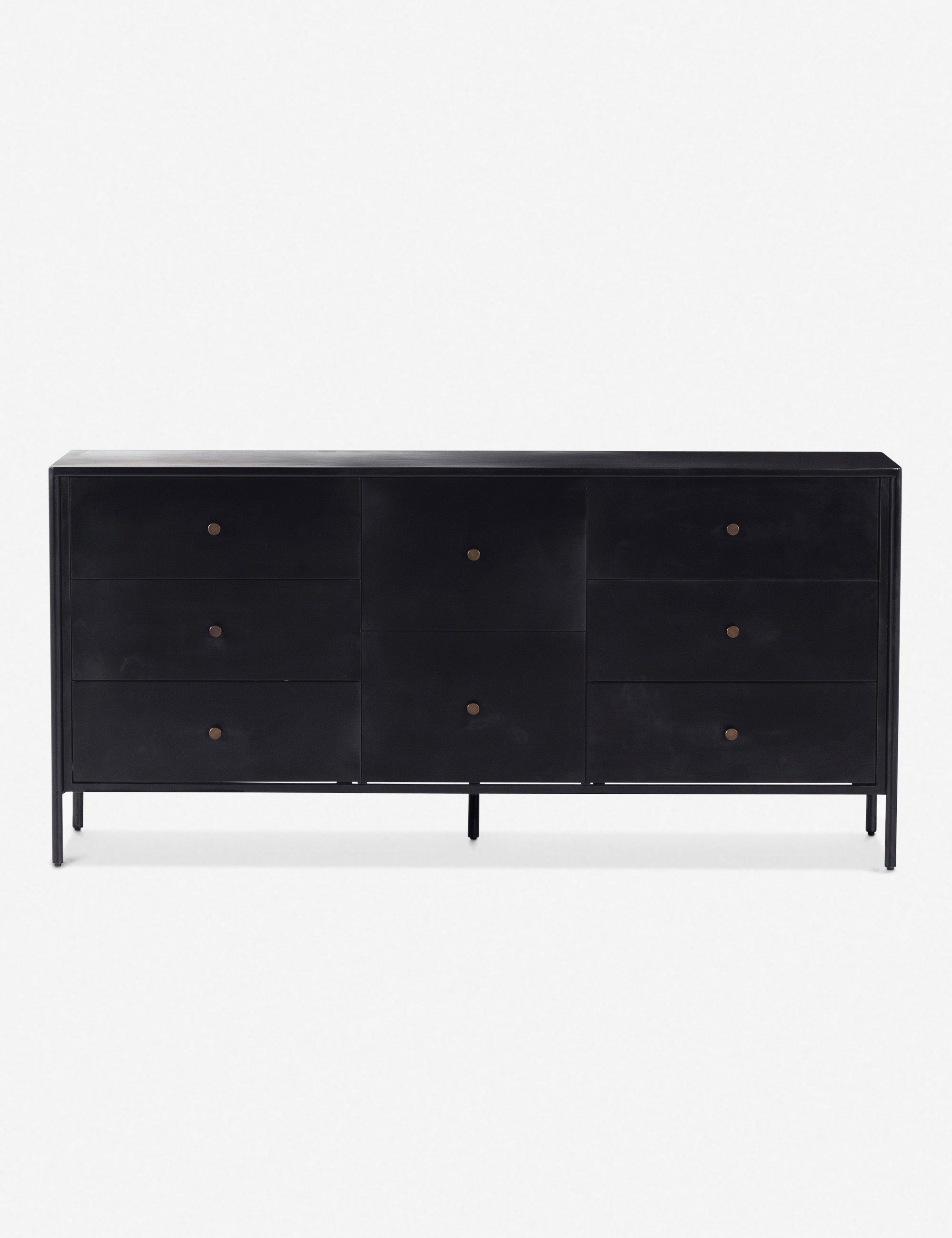 black 8 drawer dresser Mathus 8-Drawer Dresser in Black