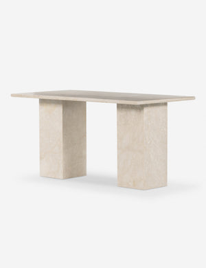 Open Box: Leonel Desk, Cream Marble