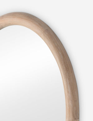 Open Box: Ava Full Length Mirror, Whitewash Acacia