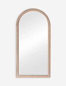 Open Box: Ava Full Length Mirror, Whitewash Acacia