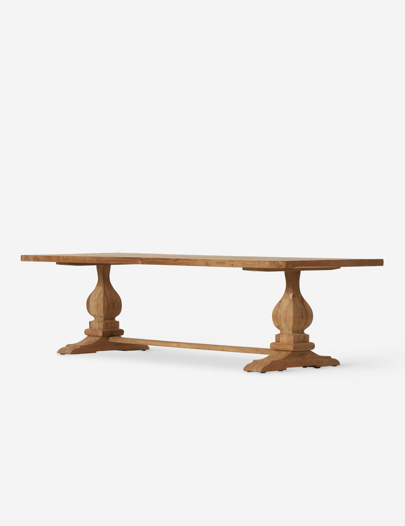 #color::natural | Oveido reclaimed teak outdoor dining table.
