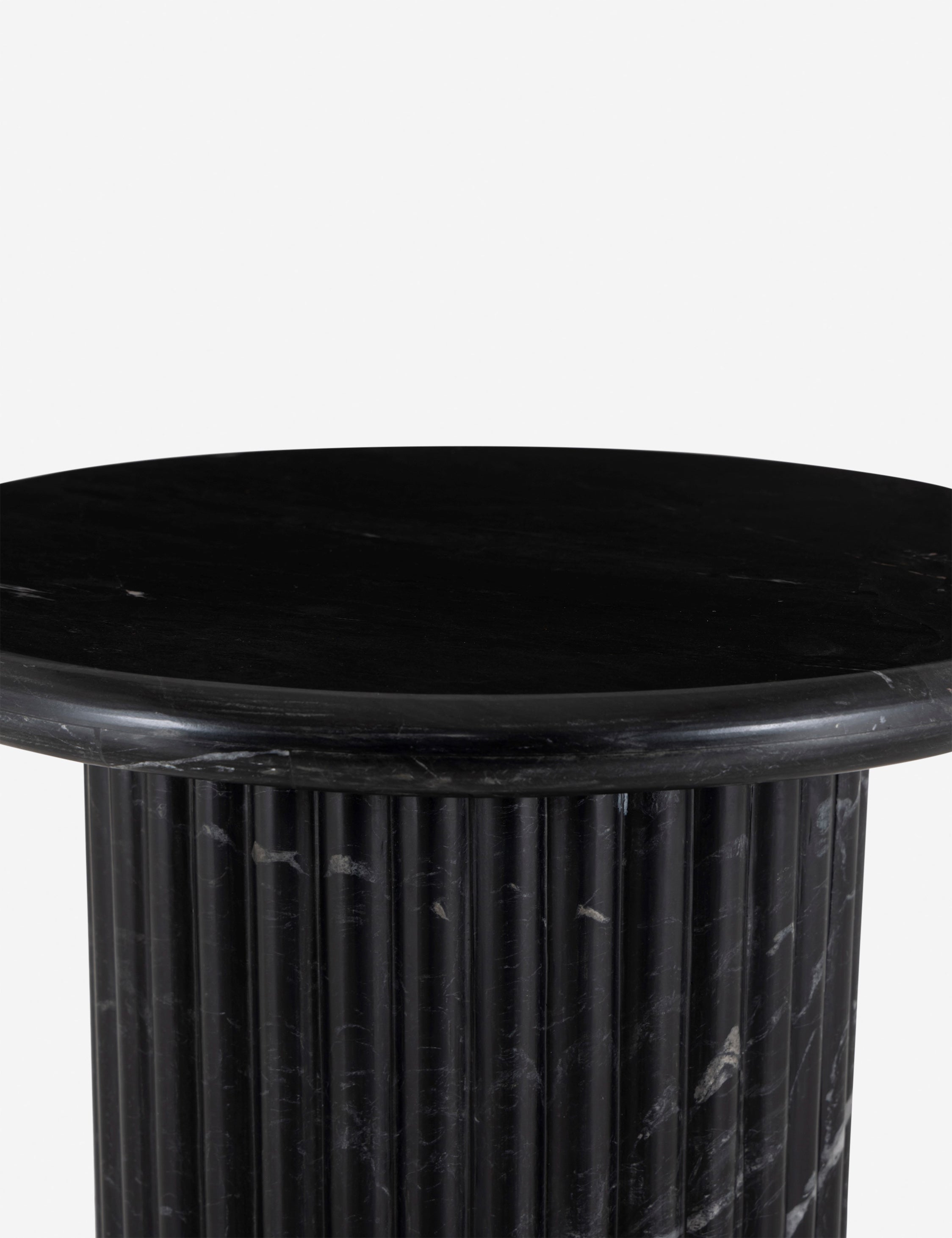 Mercer Round Marble Side Table