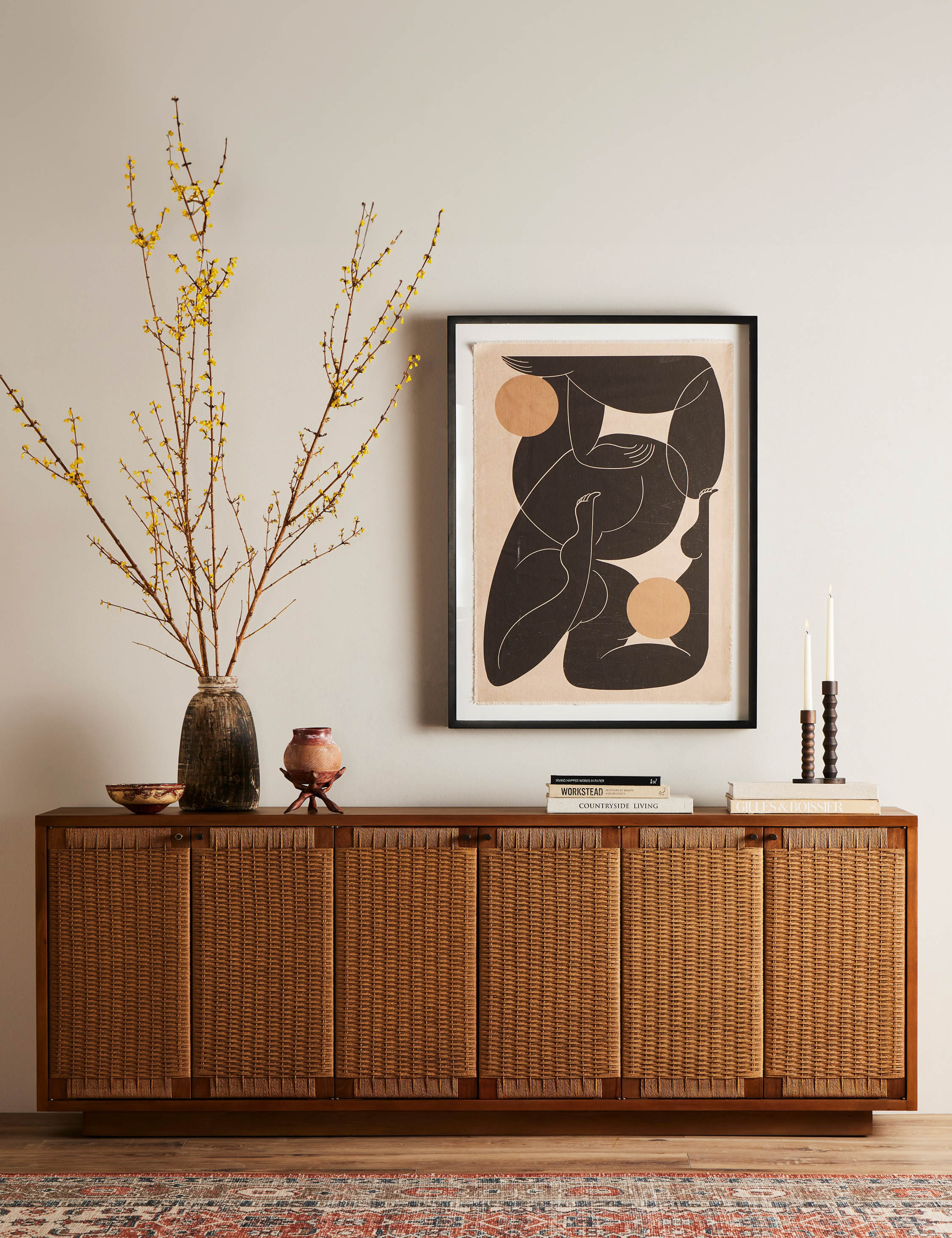 Wenzel Woven Sideboard Cabinet