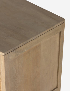 Open Box: Hannah 3-Drawer Nightstand, Natural