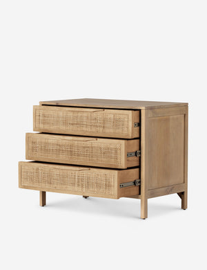 Open Box: Hannah 3-Drawer Nightstand, Natural
