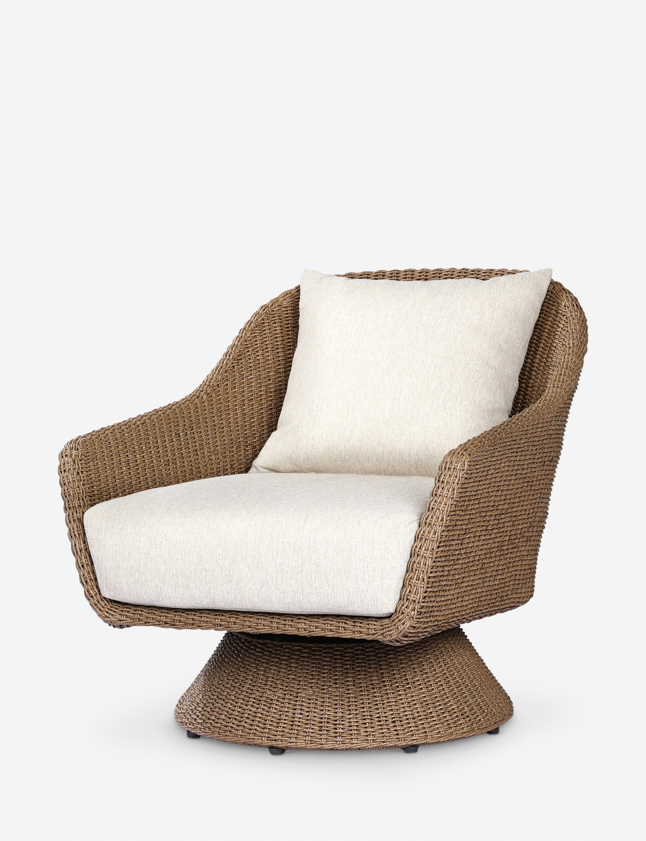 Chauncey Outdoor Swivel Chair - Thumbnail 3