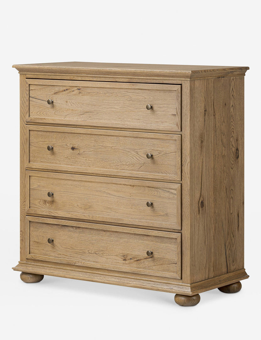 Four Hands Geoffrey Tall Dresser, Worn Oak Veneer Four Hands Geoffrey Tall Dresser, Worn Oak Veneer