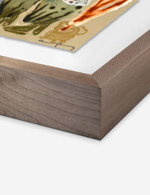 Blue Eyed Snake Woman Wall Art by Caroline Pinney